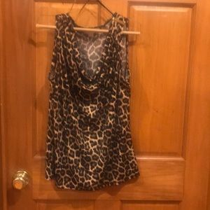 Michael Kors leopard print shirt.